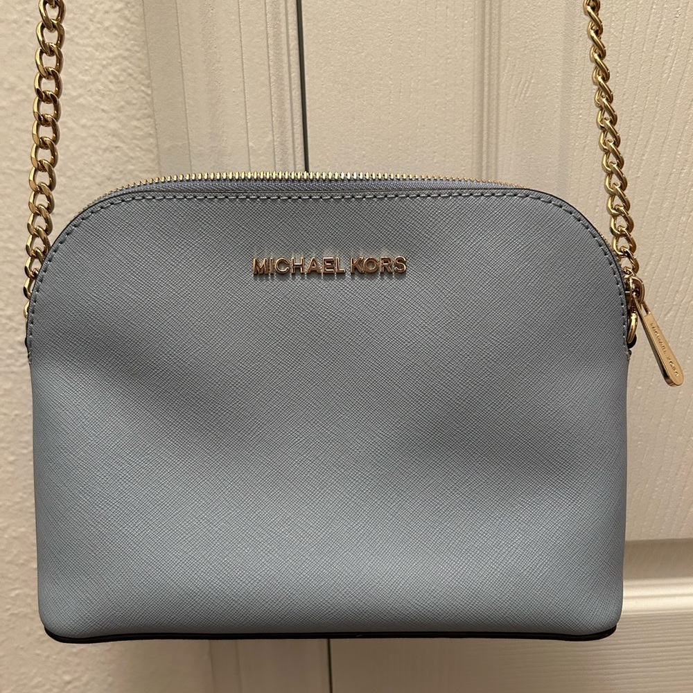Blue Michael Kors Crossbody Bag